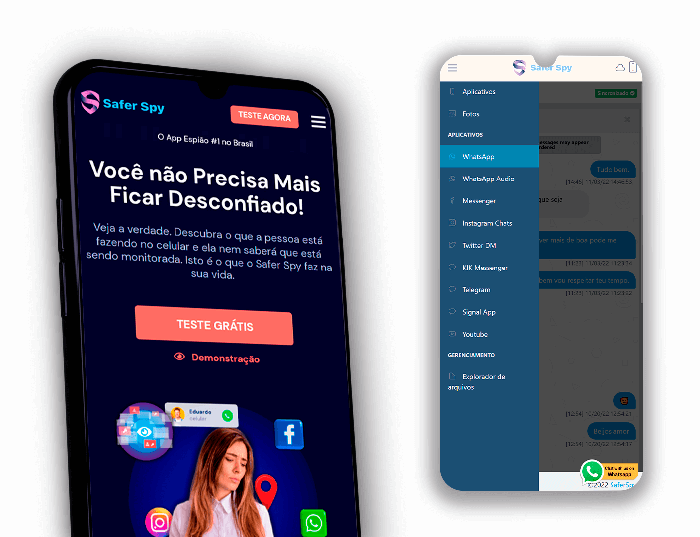 Como Clonar Whatsapp Da Esposa Safer Spy App Espião 